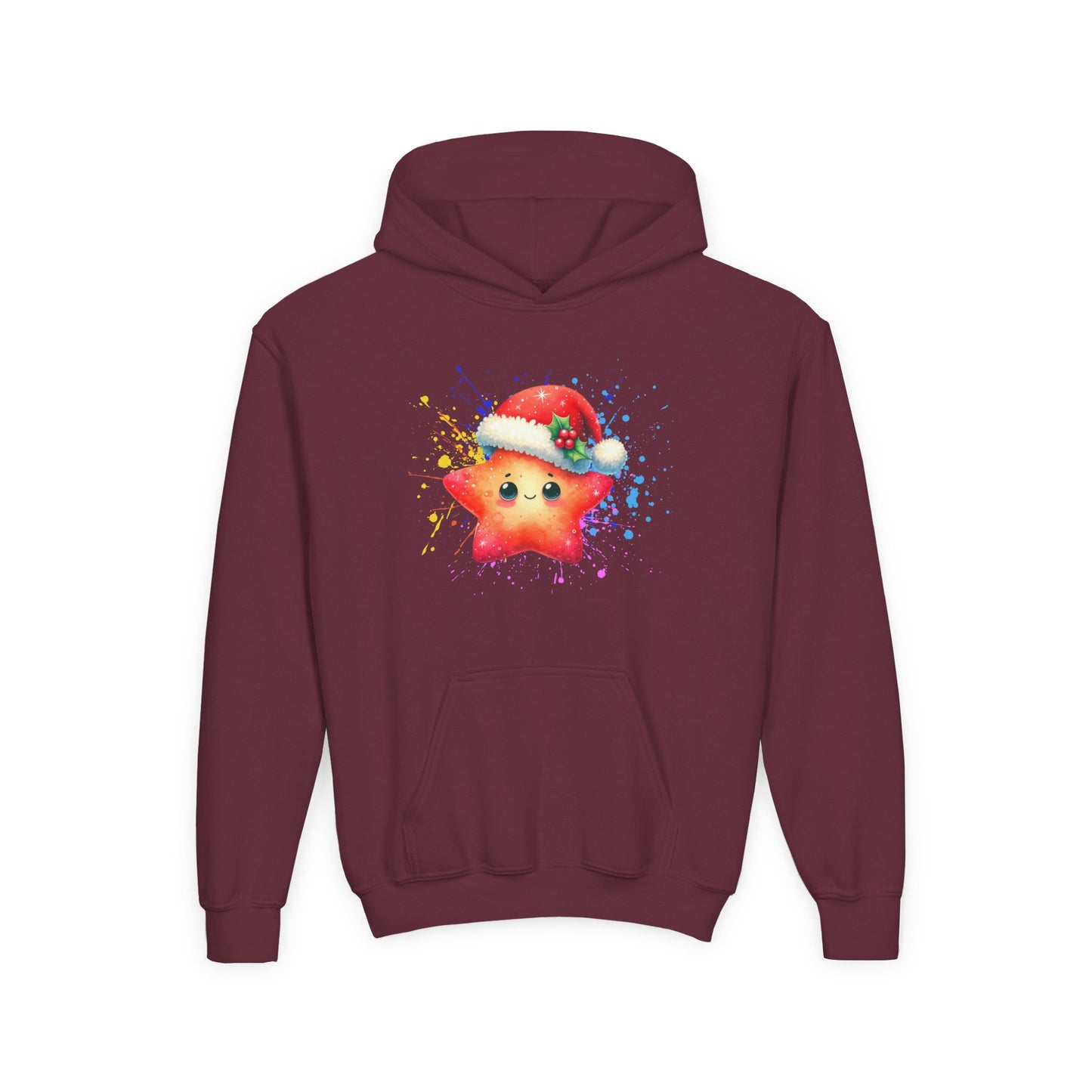 Cute Holiday Star Hoodie for Kids