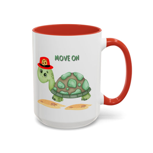 Turtle with a sunflower hat Coffee Mug