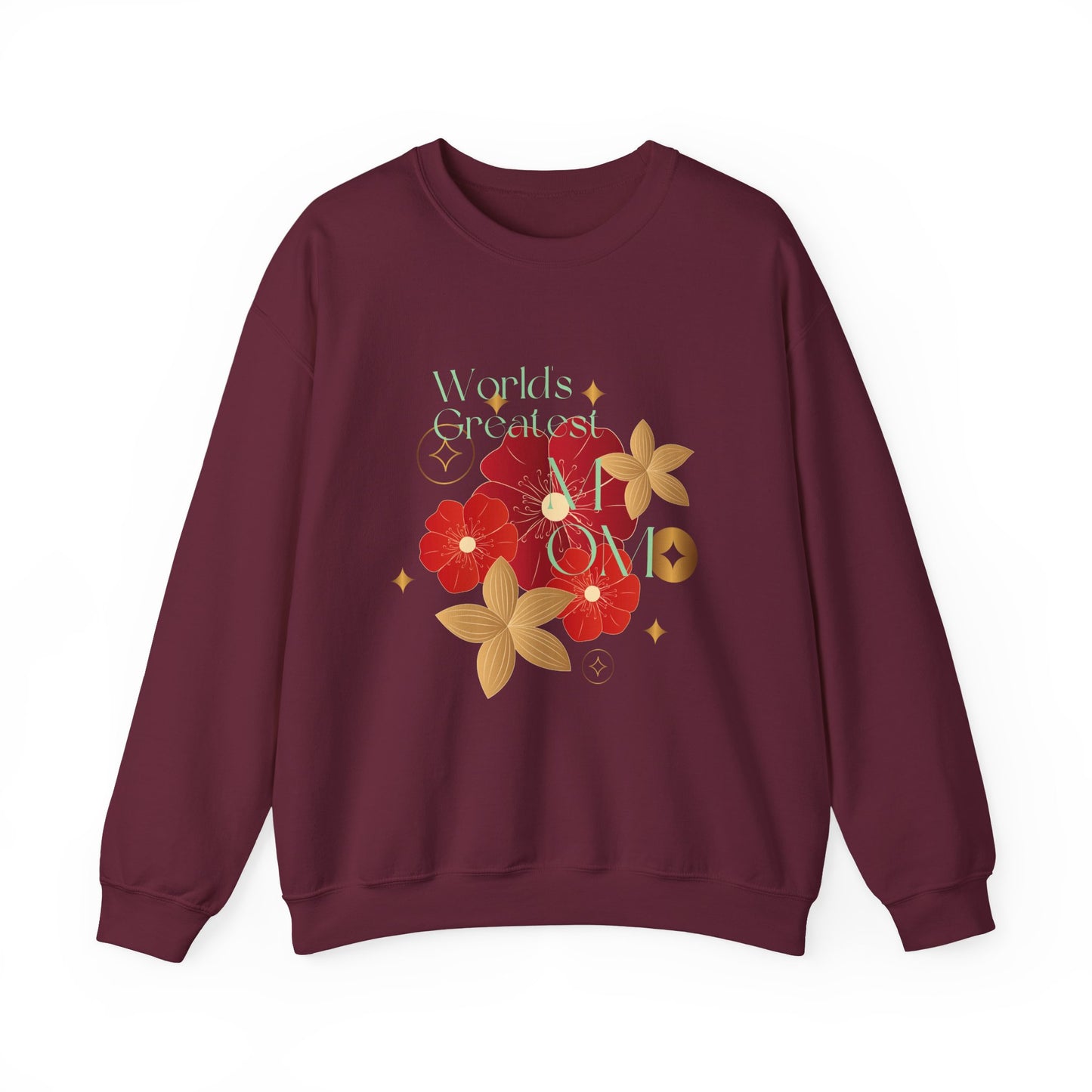 Floral Art Sweatshirt - Cozy Unisex Crewneck for All Occasions, Perfect Gift for Nature Lovers, Spring Vibes, Floral Aesthetic, [...]