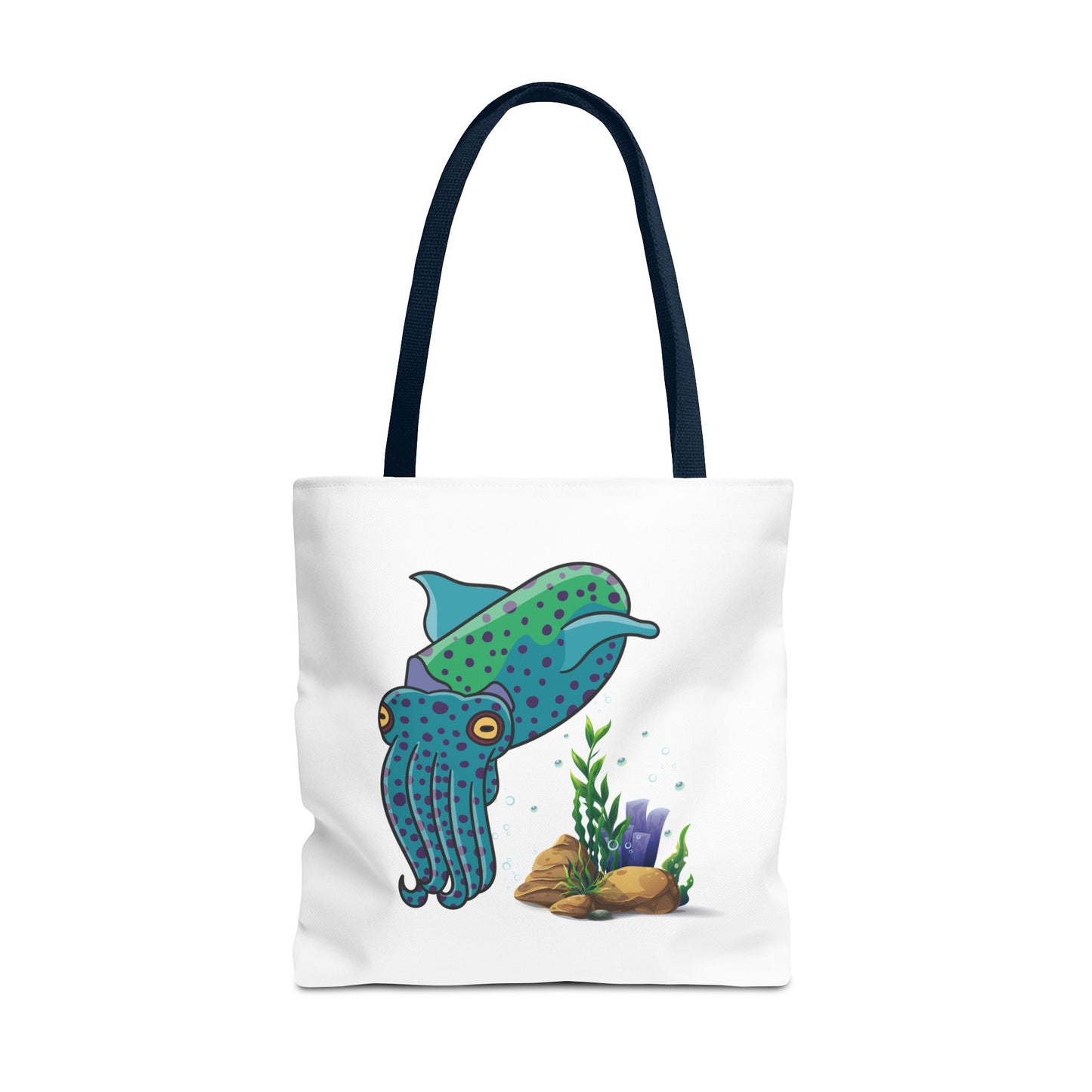 Cute with marine habitat coral and bubbles Tote Bag
