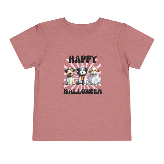 Toddler Halloween Tee - Cute Dog Design, Kids Halloween Shirt, Toddler Costume Shirt, Fun Playwear, Birthday Gift, Dog Lover Tee