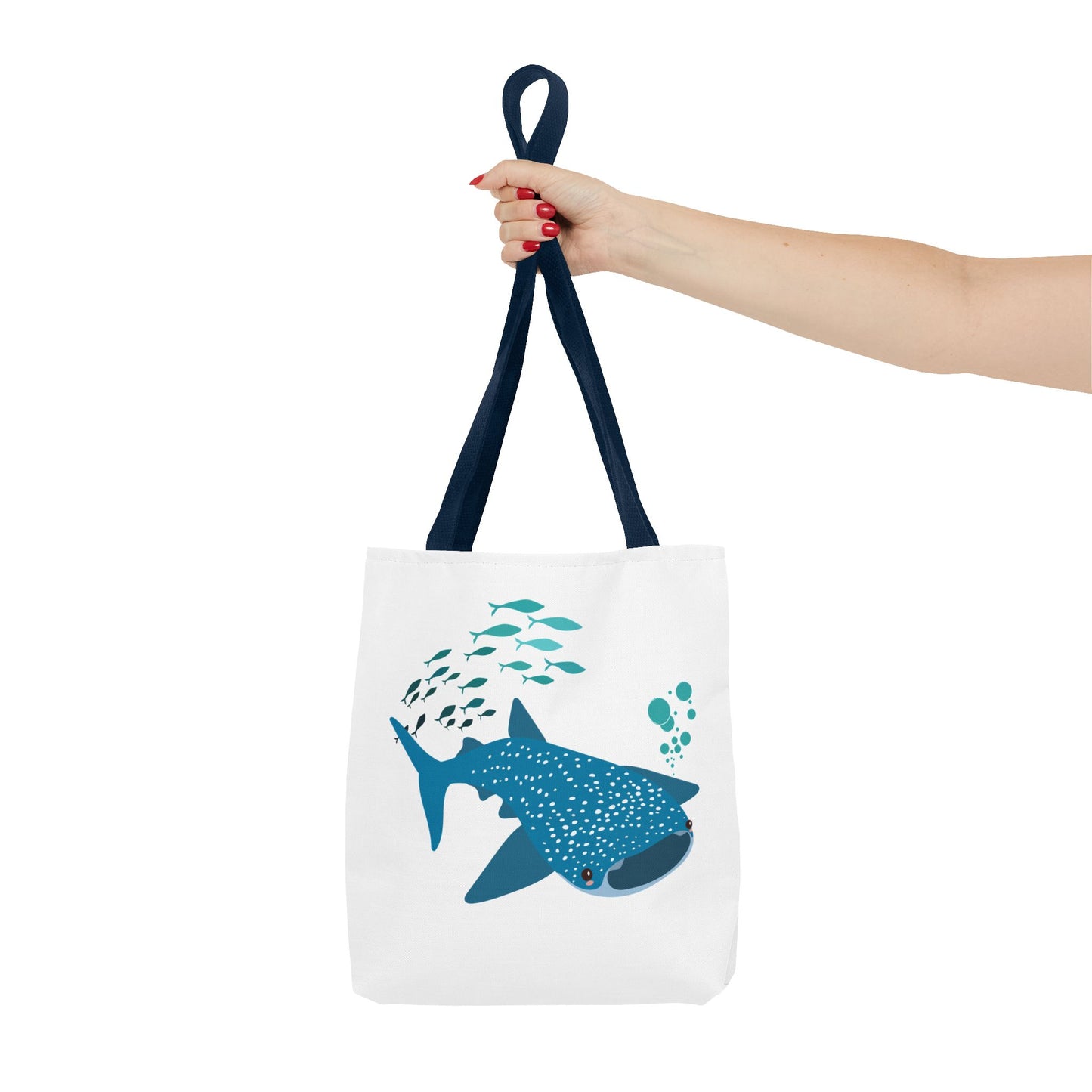 Whale Shark school of fish and buddles Tote Bag