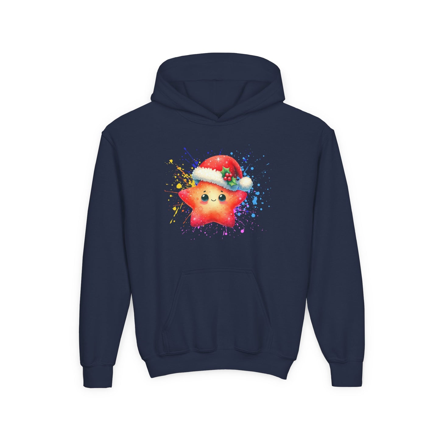 Cute Holiday Star Hoodie for Kids