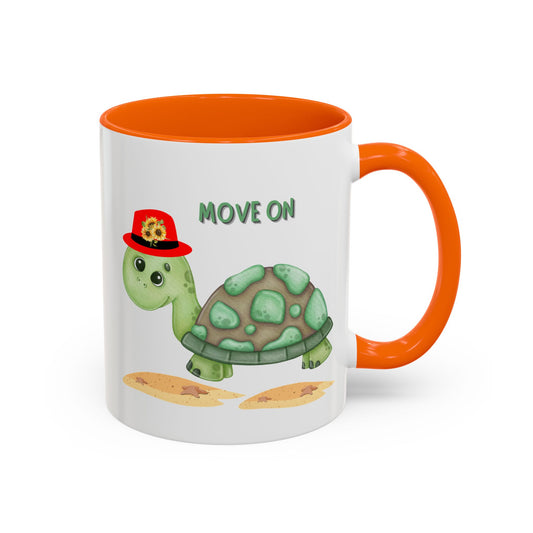 Turtle with a sunflower hat Coffee Mug