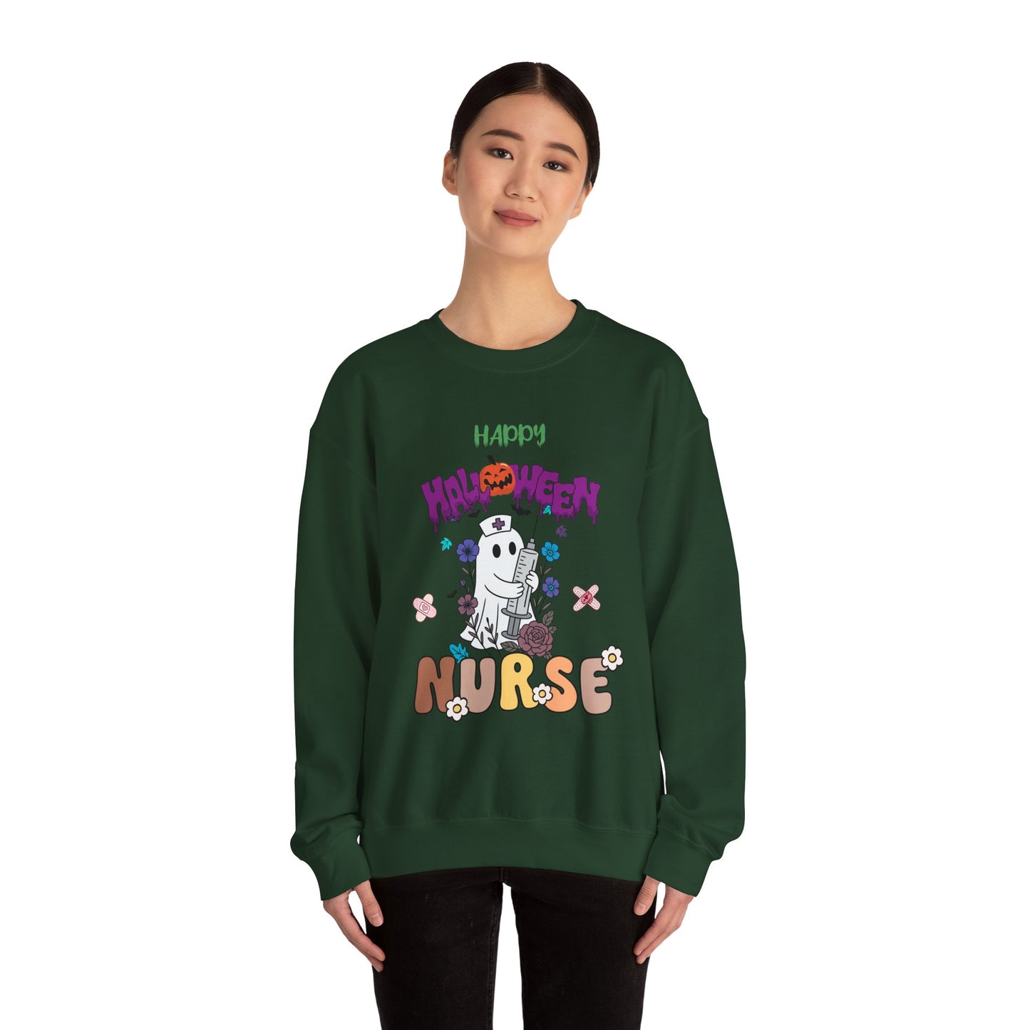 Happy Halloween Nurse Sweatshirt, Unisex Crewneck Sweatshirt for Nurses, Cozy Halloween Apparel, Fall Celebration Clothing, Perfect [...]