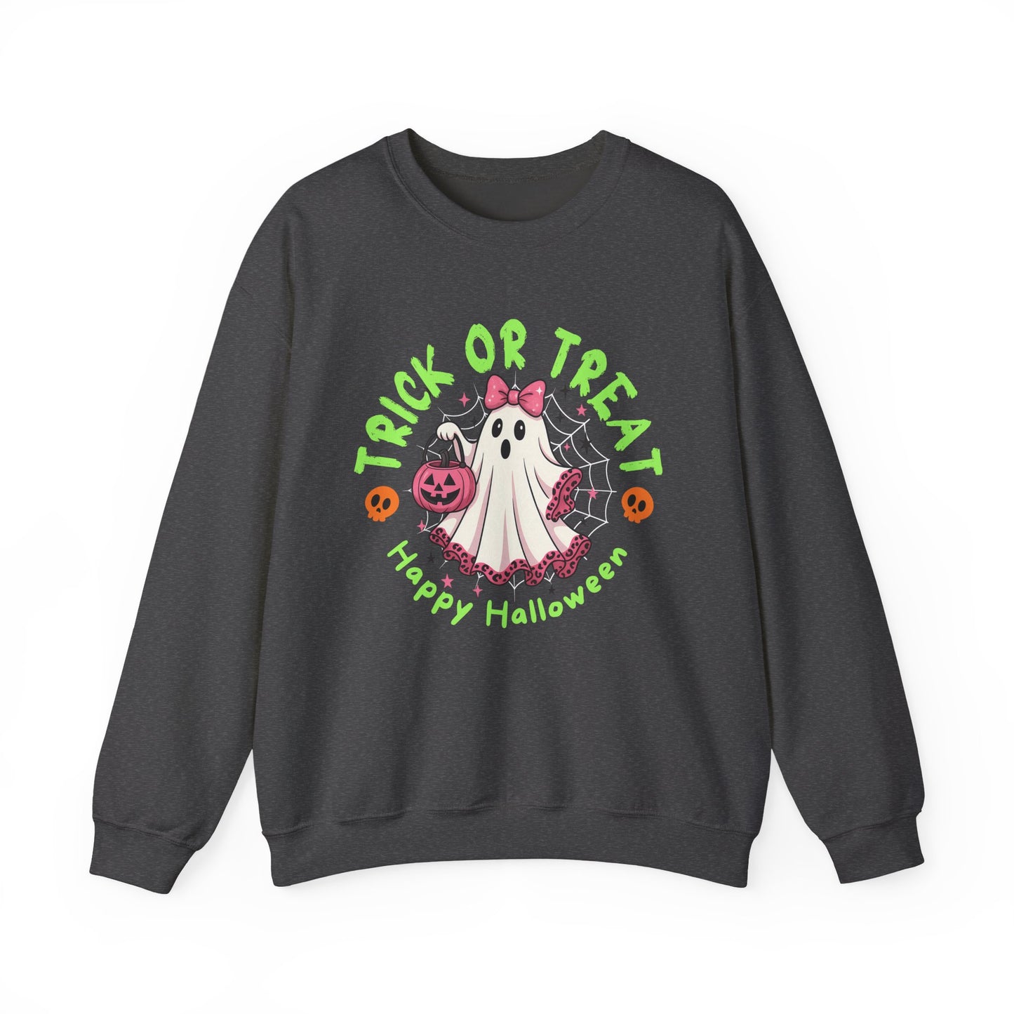Halloween Ghost Crewneck Sweatshirt, Cozy Fall Gift, Trick or Treat Apparel, Unisex Pullover for Halloween Celebrations, Spooky Season [...]