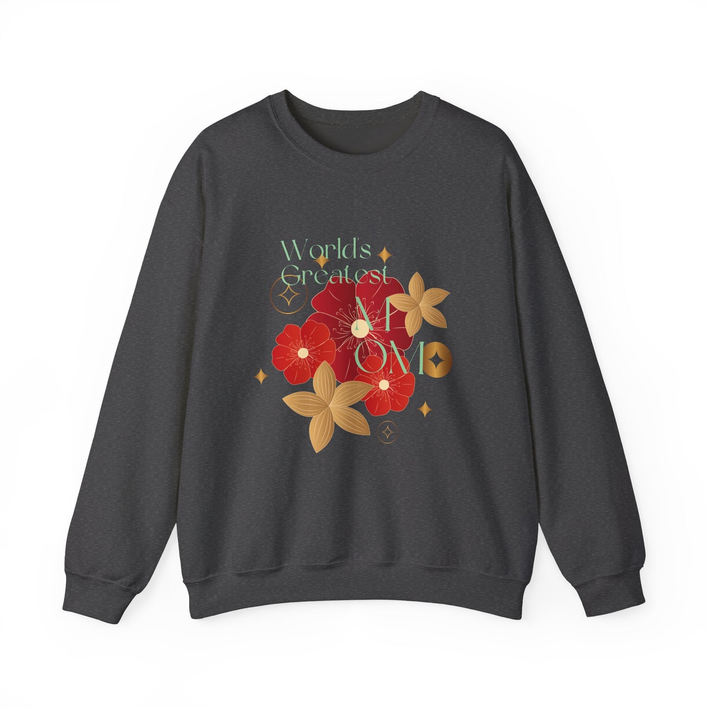 Floral Art Sweatshirt - Cozy Unisex Crewneck for All Occasions, Perfect Gift for Nature Lovers, Spring Vibes, Floral Aesthetic, [...]