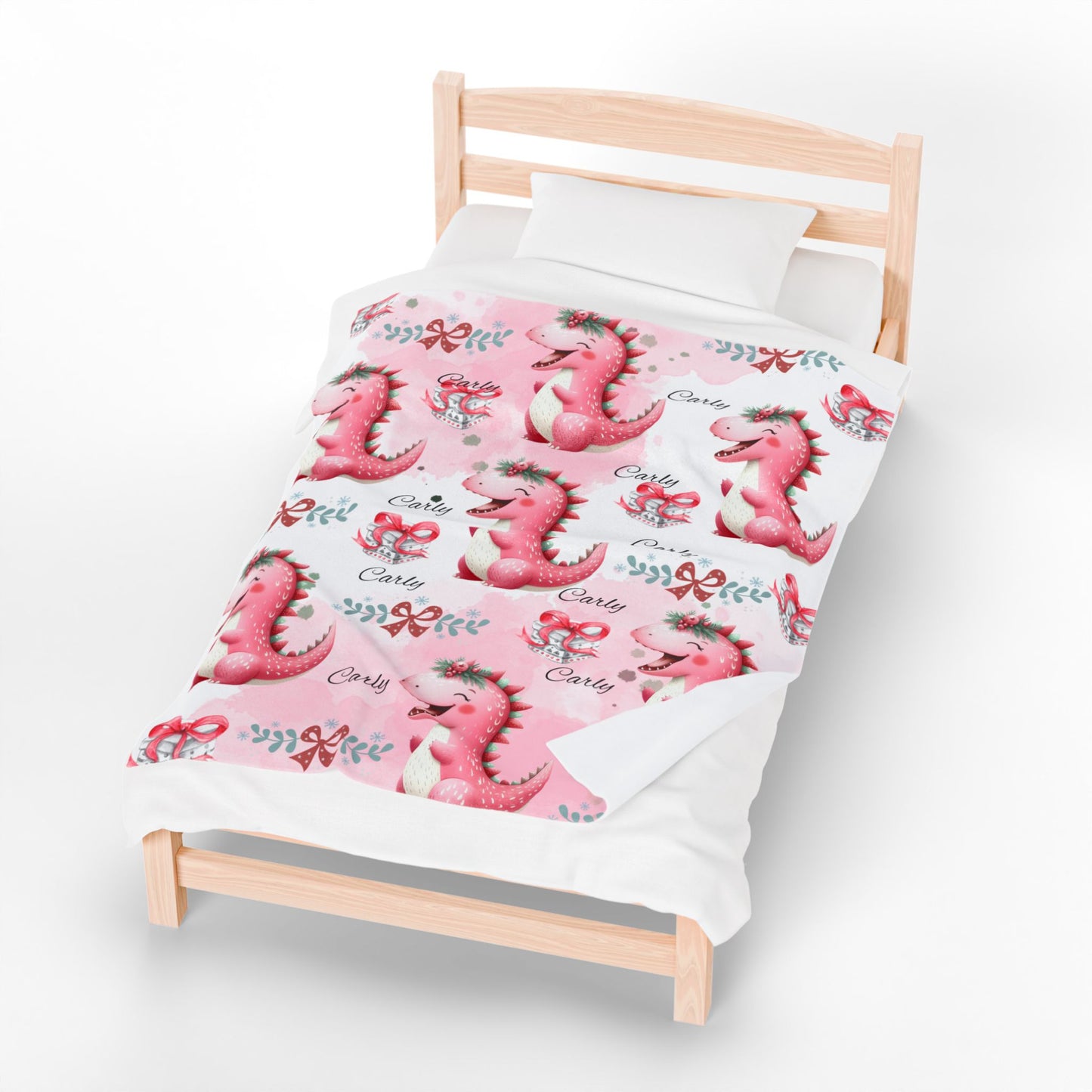 Personalized Dragon Plush Blanket, Soft Baby Blanket, Kids Gift, Nursery Decor, Custom Name Blanket, Gift for Baby Showers