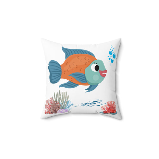 S pun Polyester Square Pillow