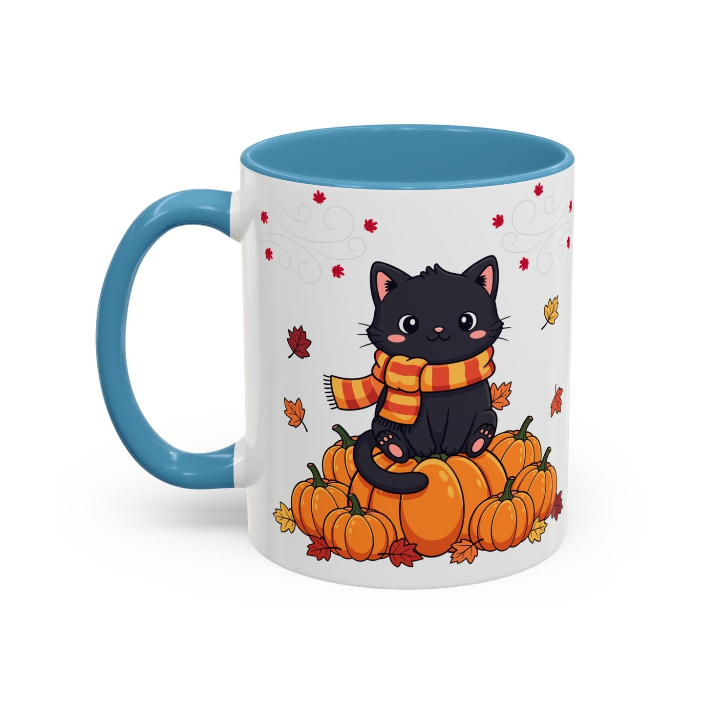 Adorable Pumpkin Cat Coffee Mug