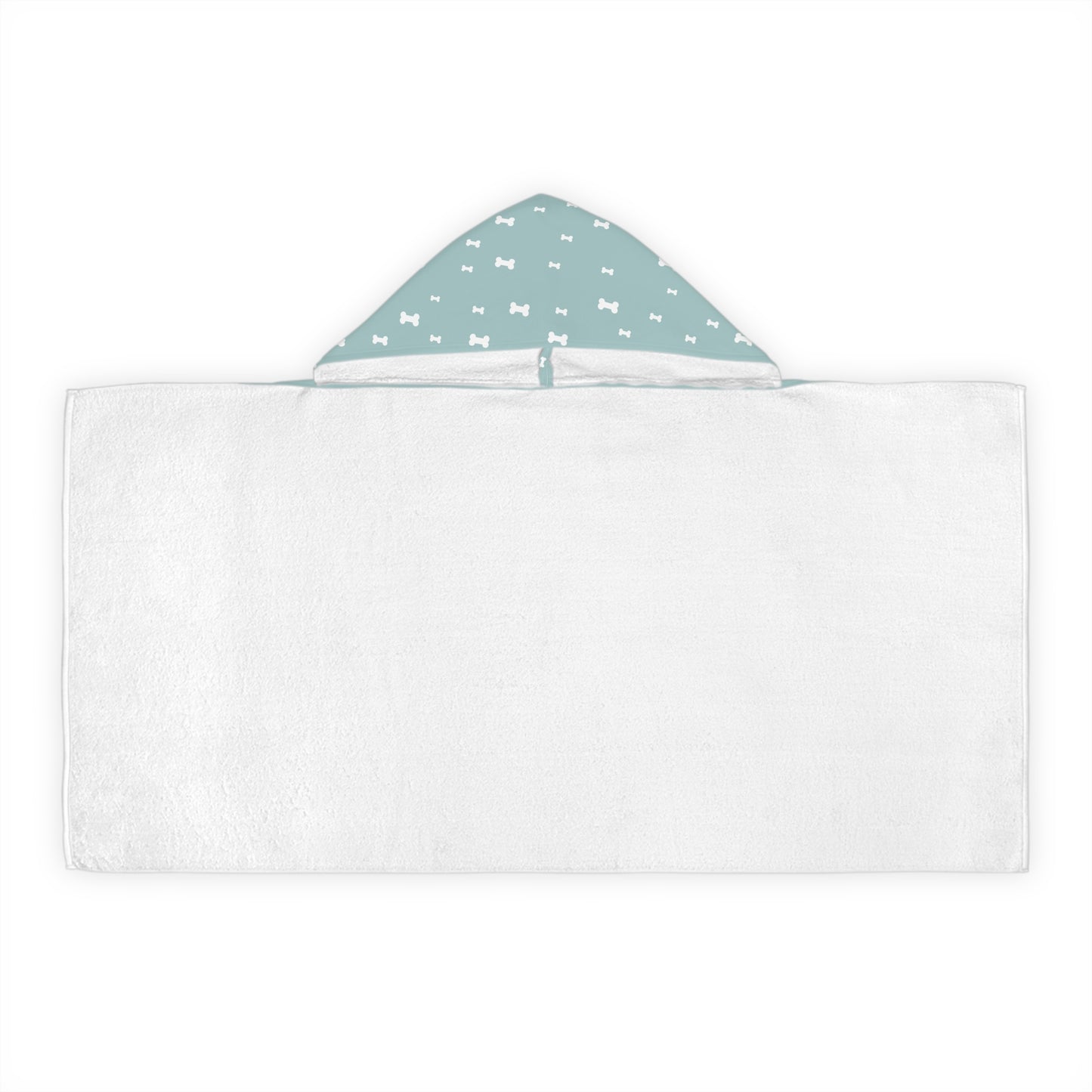 Personalized Pug Kids Hooded Towel – Name Customizable Beach & Bath Wrap for Toddlers