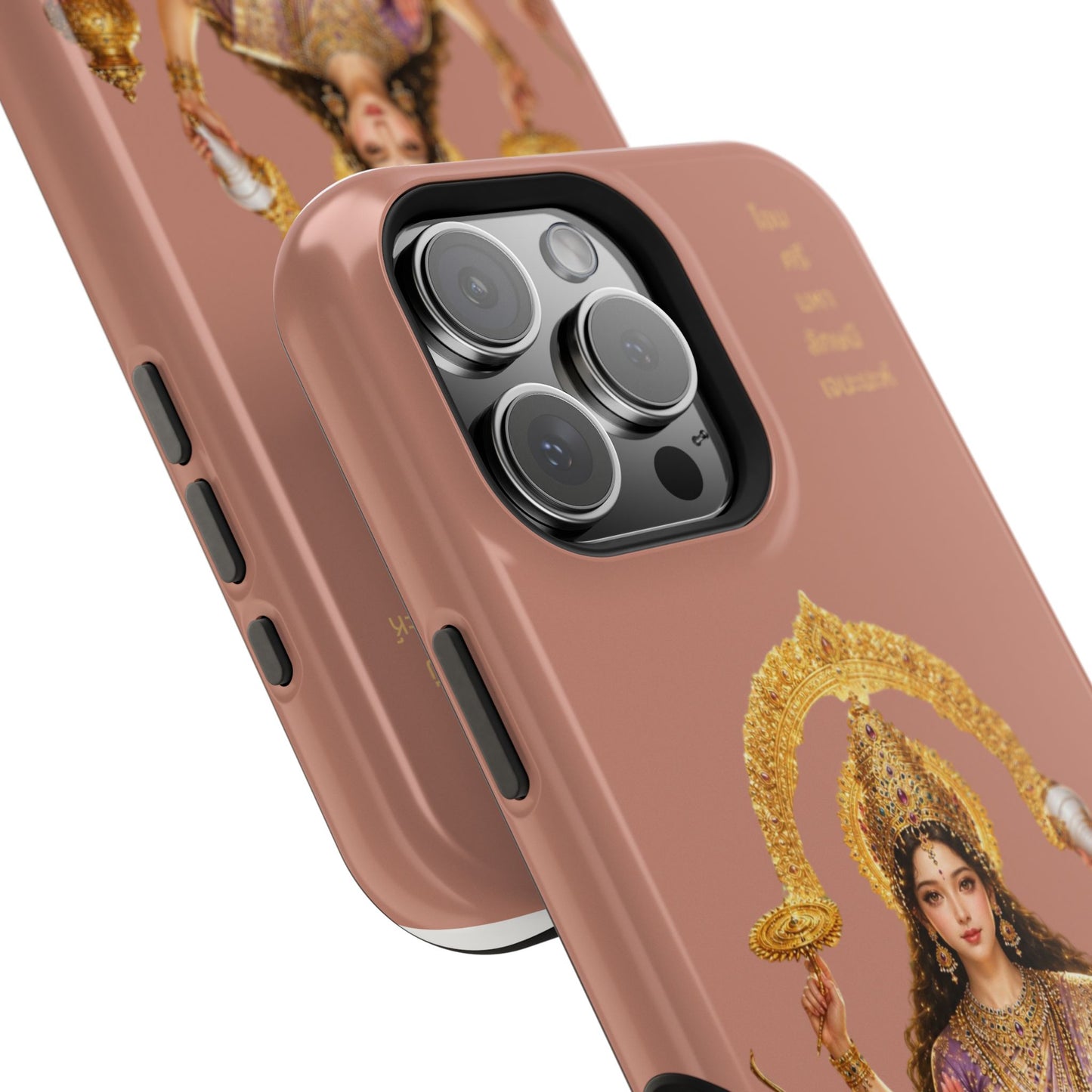 Lakshmi Goddess Phone Case — Magnetic Impact-Resistant Spiritual iPhone Cover