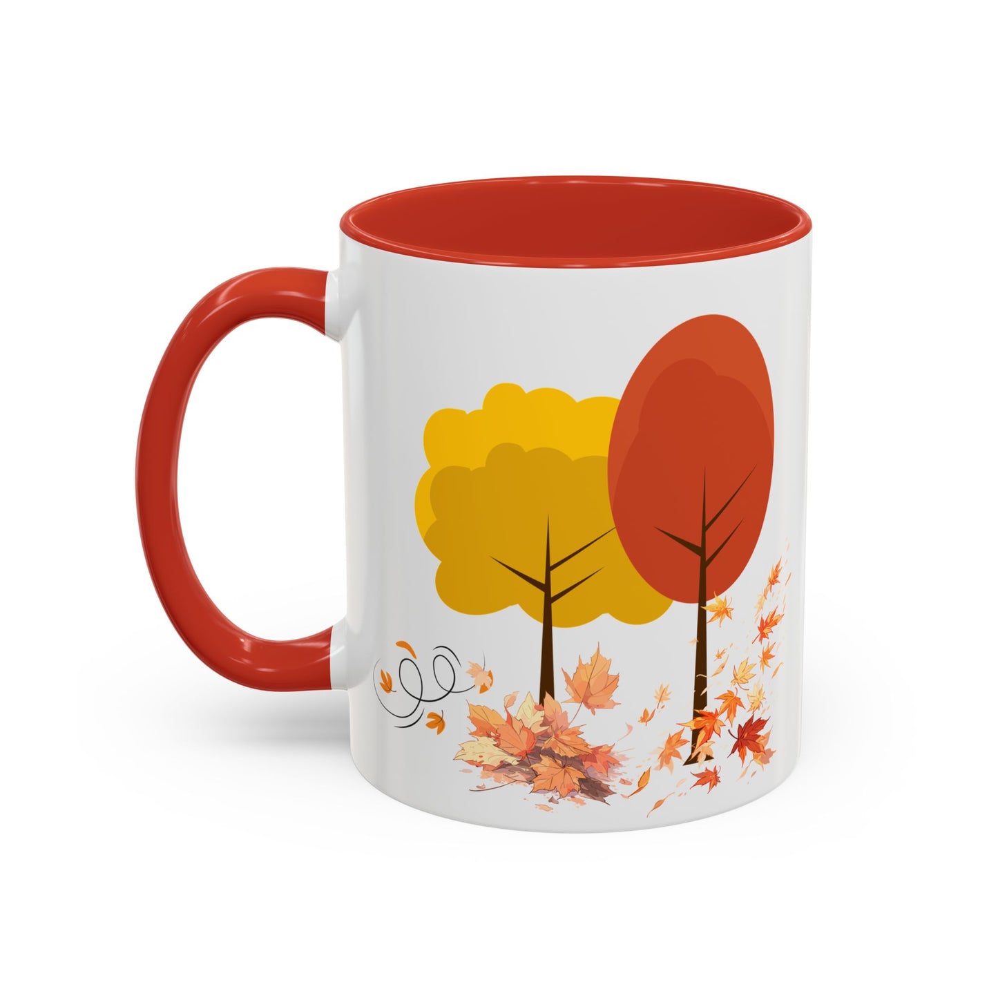 Autumn Leaves Coffee Mug - Cozy Seasonal Drinkware