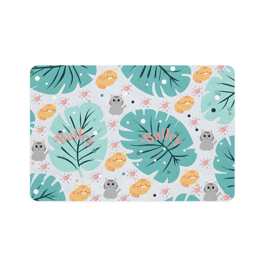 Tropical Cat & Dog Pet Food Mat (12x18)