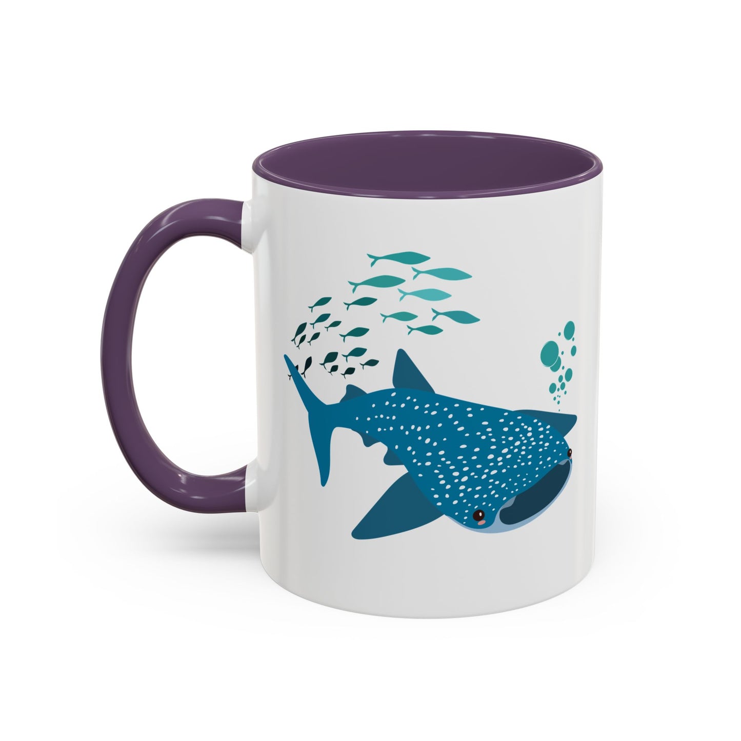 Whale Shark school of fish and buddles Coffee Mug