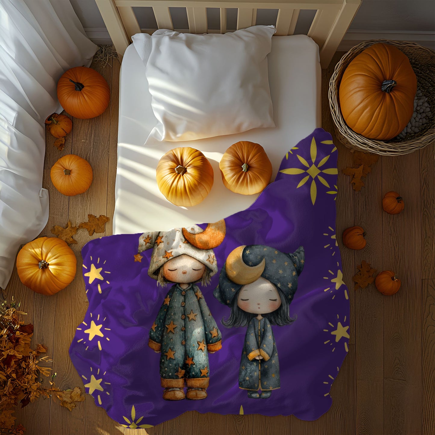 Cosmic Dreams Velveteen Plush Blanket, Cozy Throw for Kids, Starry Sky Decor, Ideal for Gifts, Home & Nursery