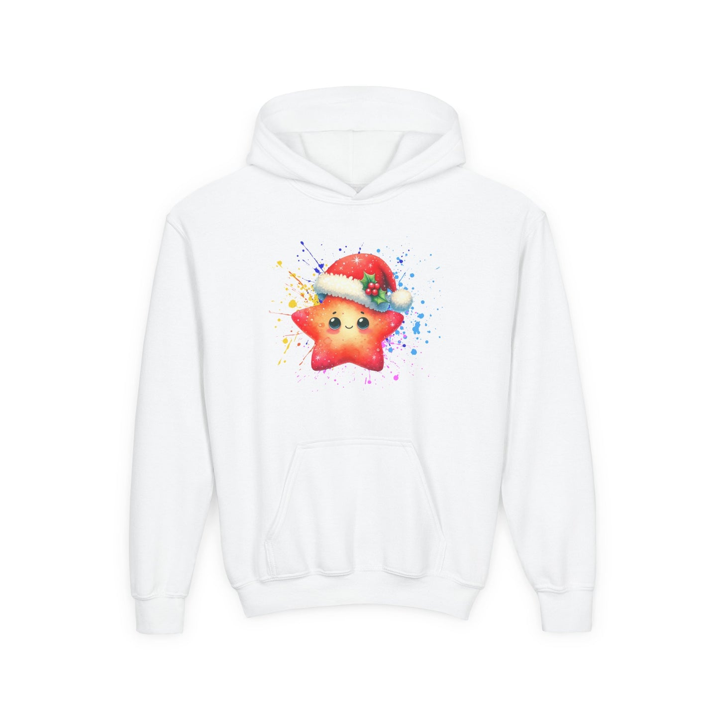 Cute Holiday Star Hoodie for Kids