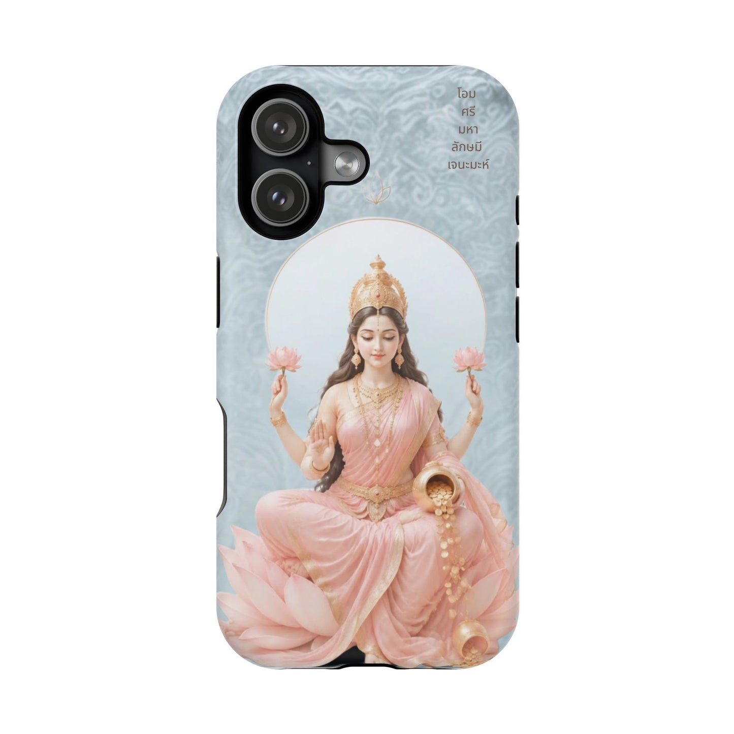 Lakshmi Goddess Phone Case — Magnetic Impact-Resistant Spiritual Protection