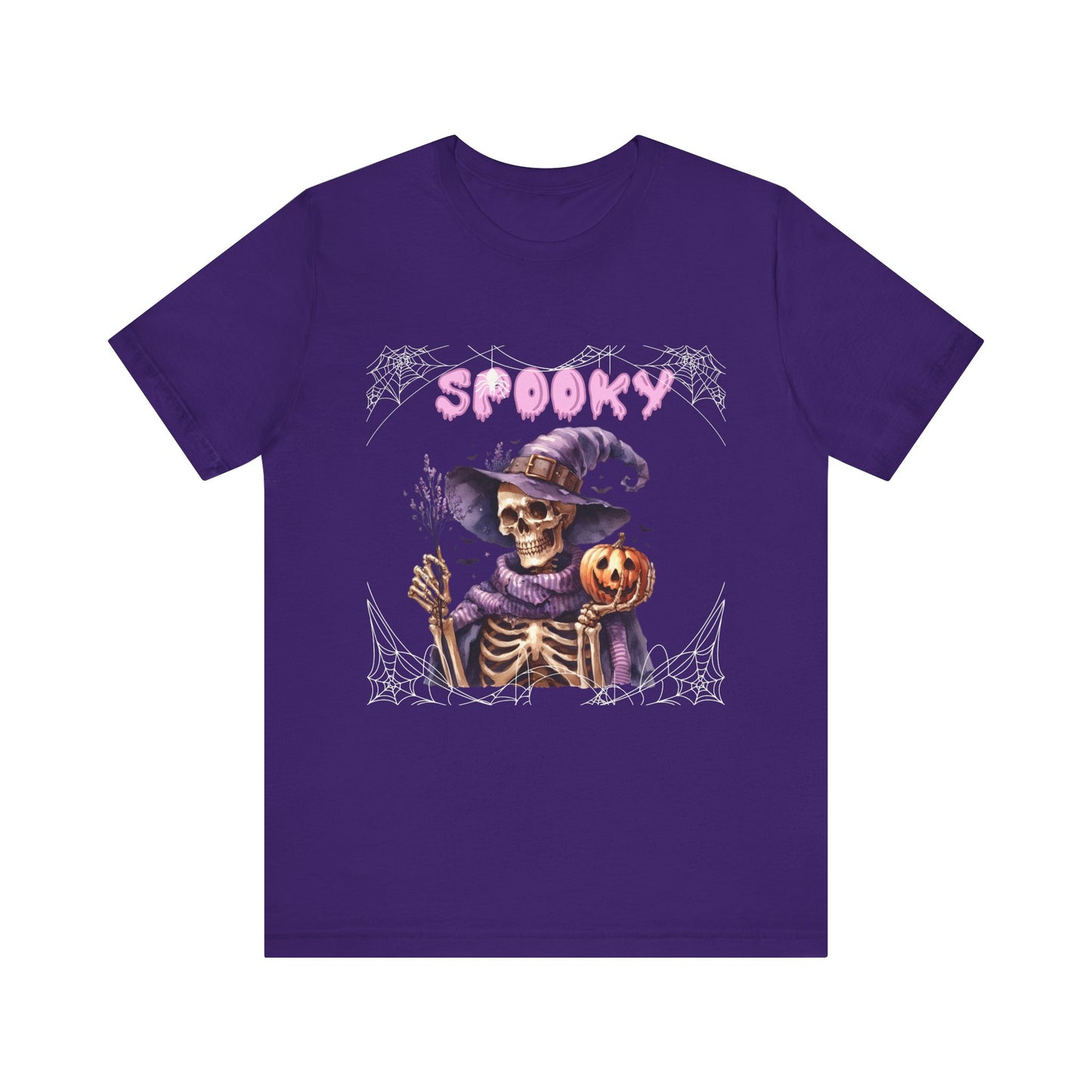 Spooky Skeleton Halloween Tee, Unisex Halloween Shirt, Trick or Treat Apparel, Fall Festivity Clothing, October Celebration Top