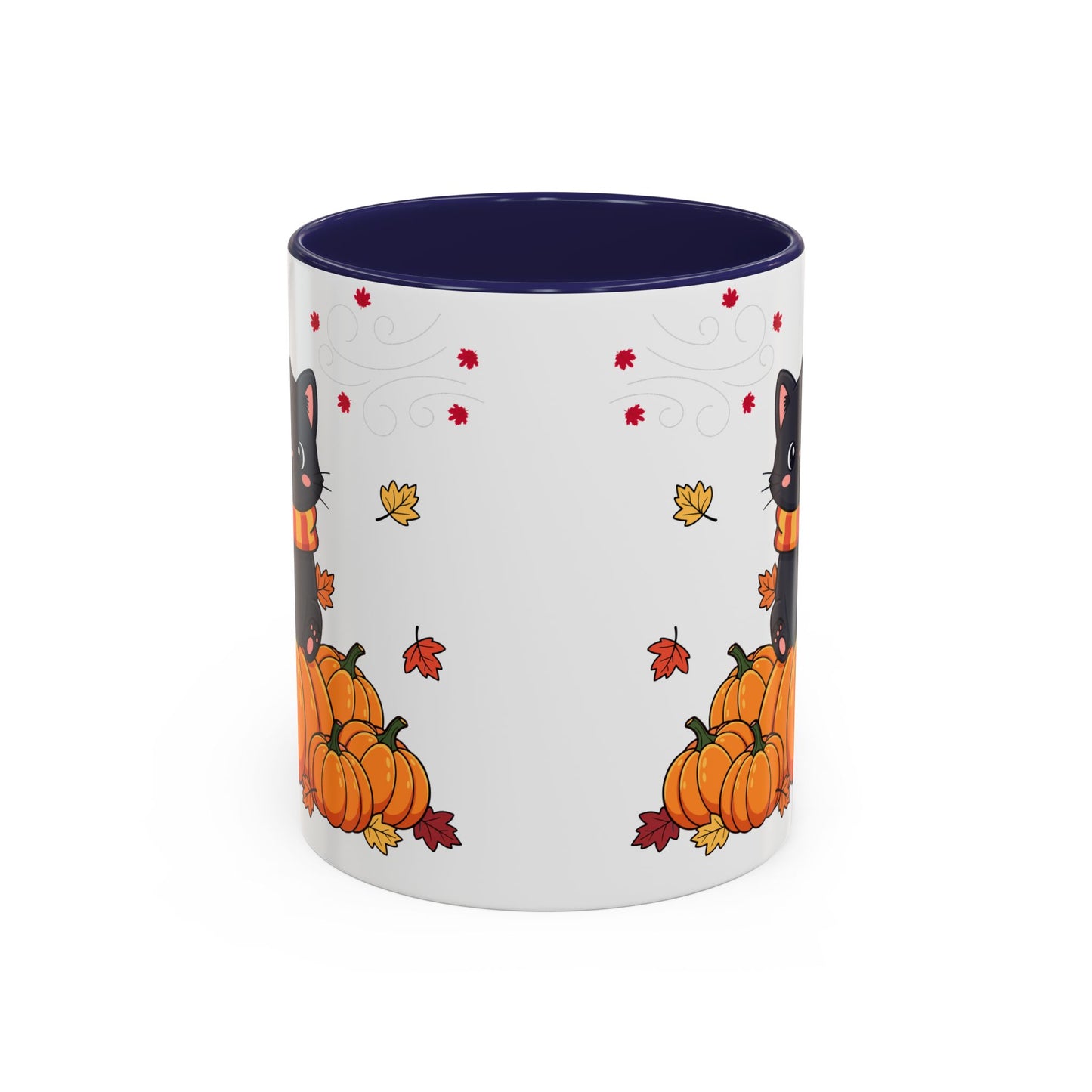Adorable Pumpkin Cat Coffee Mug