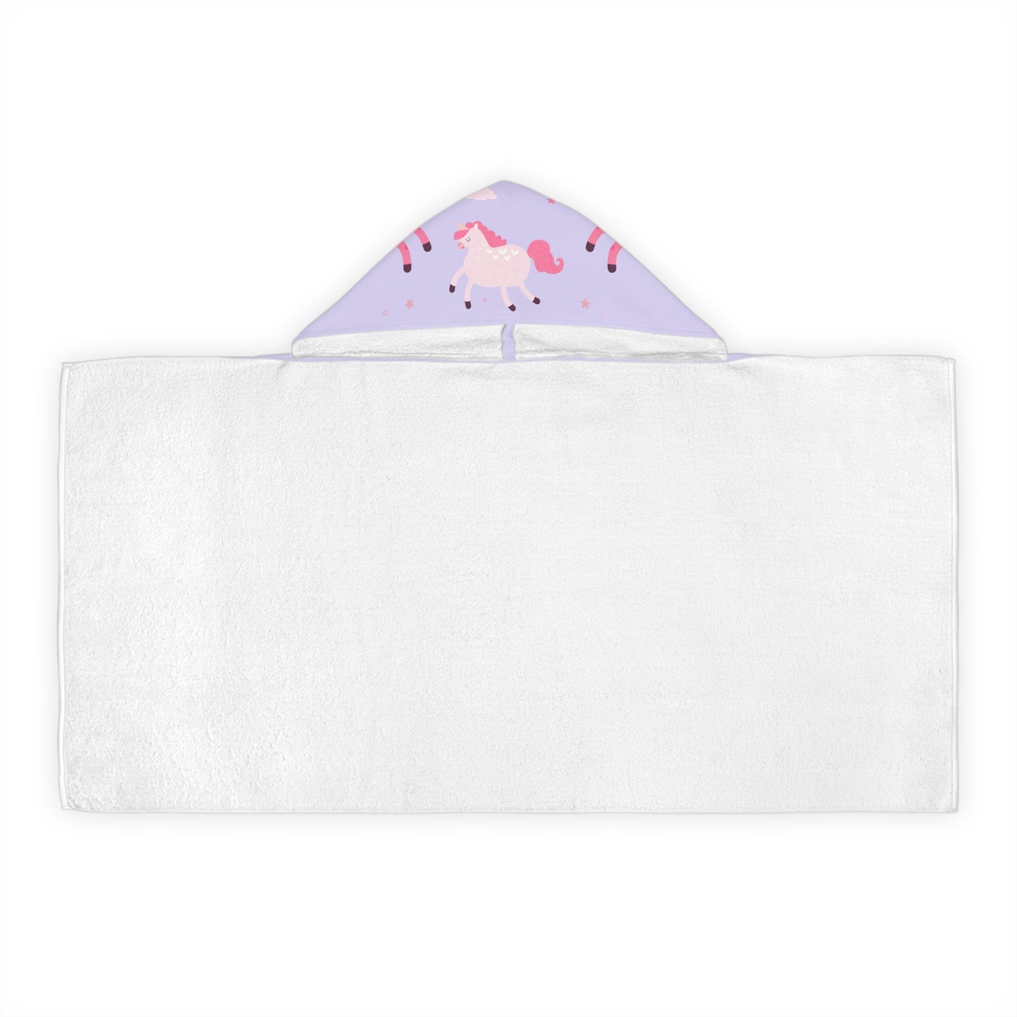 Personalized Unicorn Hooded Towel for Kids — Custom Name ‘Early’