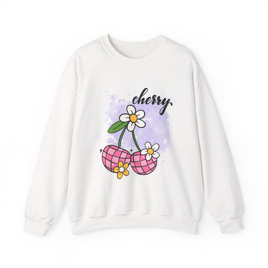 Cherry Blossom Unisex Sweatshirt, Cute Fall Fashion, Cozy Casual Wear, Gift Idea for Friends, Trendy Street Style
