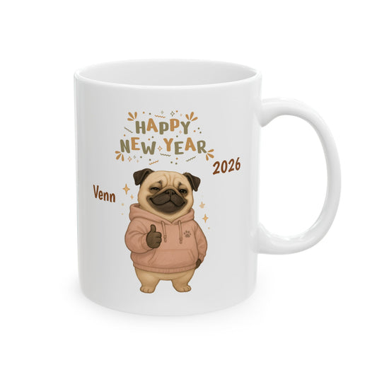 Graduation Photo Mug — Custom Name & Year 2026 Ceramic Coffee Cup (11oz, 15oz)