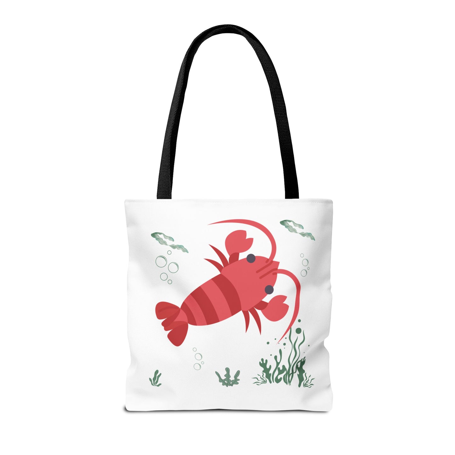 Red crayfish in an aquatic environment Tote Bag