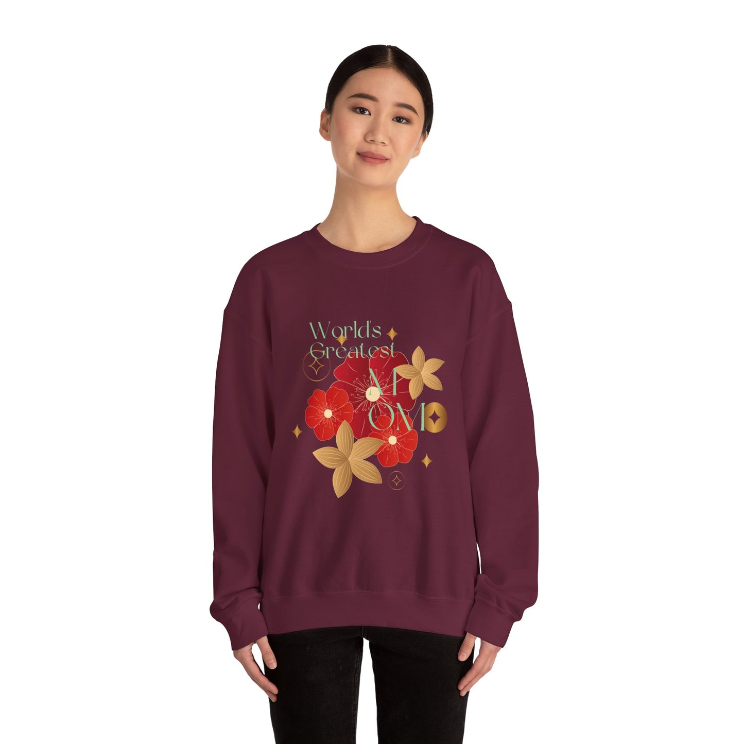 Floral Art Sweatshirt - Cozy Unisex Crewneck for All Occasions, Perfect Gift for Nature Lovers, Spring Vibes, Floral Aesthetic, [...]