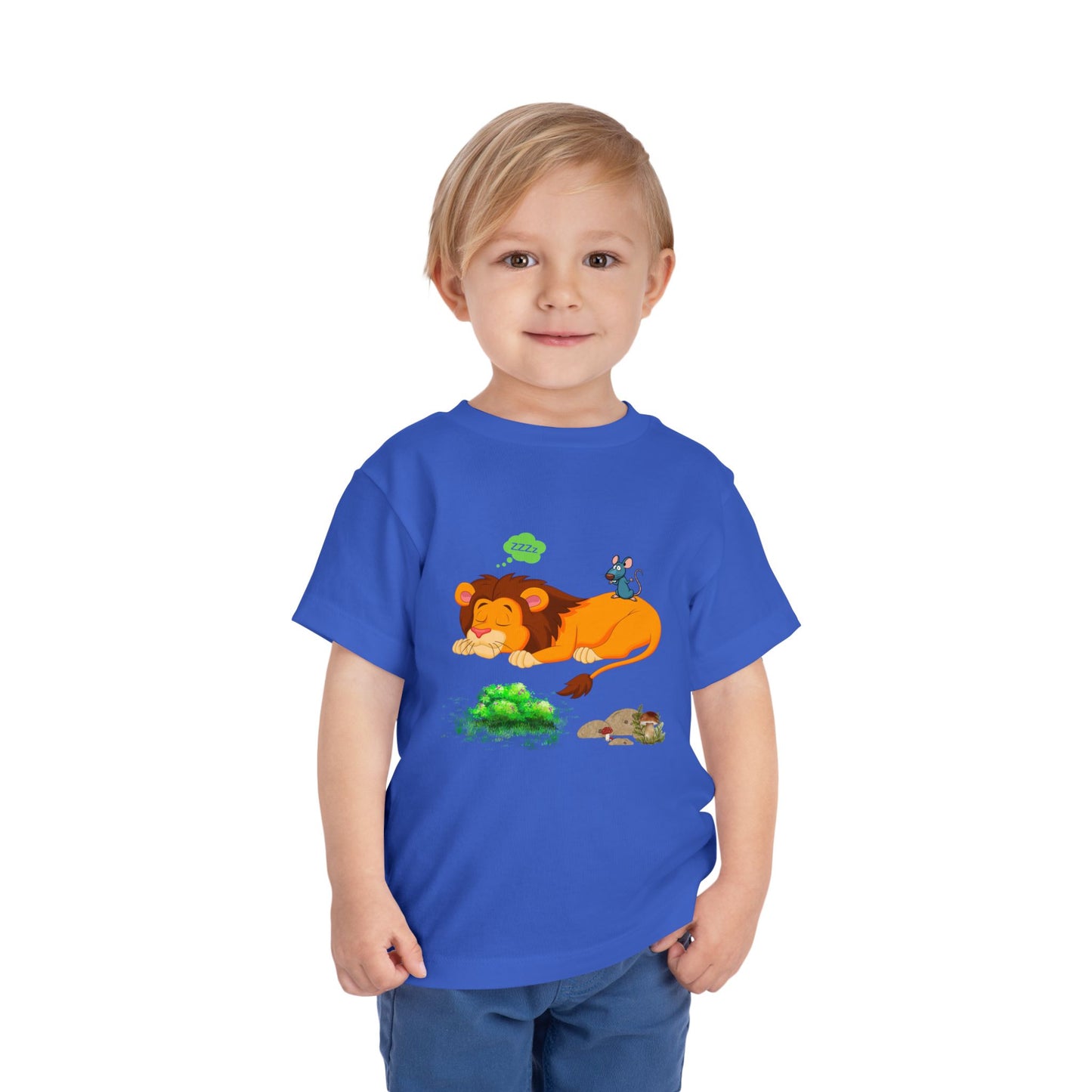 Lion Dreaming Toddler Tee, Cute Kids Shirt, Animal Lover Gift, Playful Toddler Apparel, Birthday Gift, Fun Kids Clothing