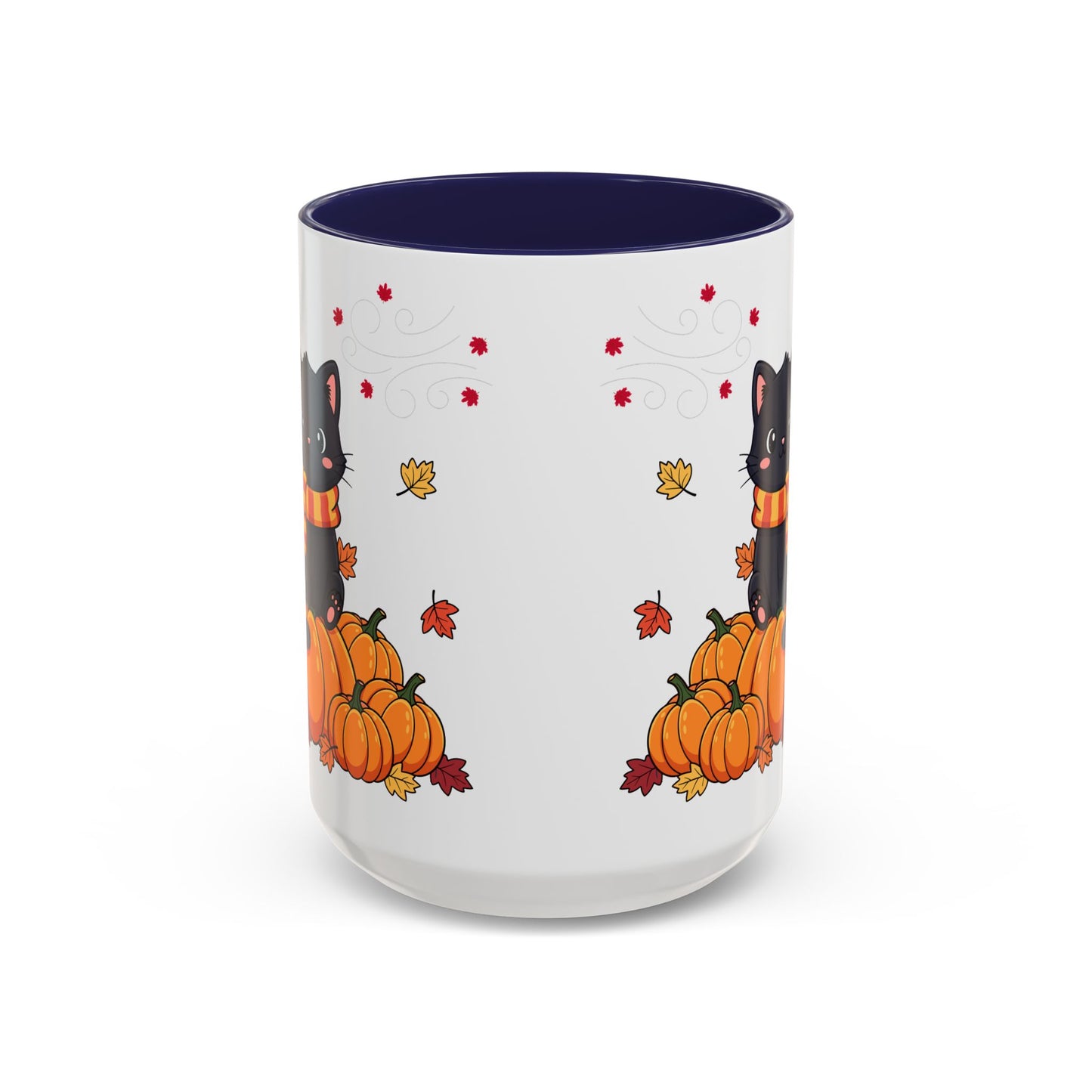 Adorable Pumpkin Cat Coffee Mug