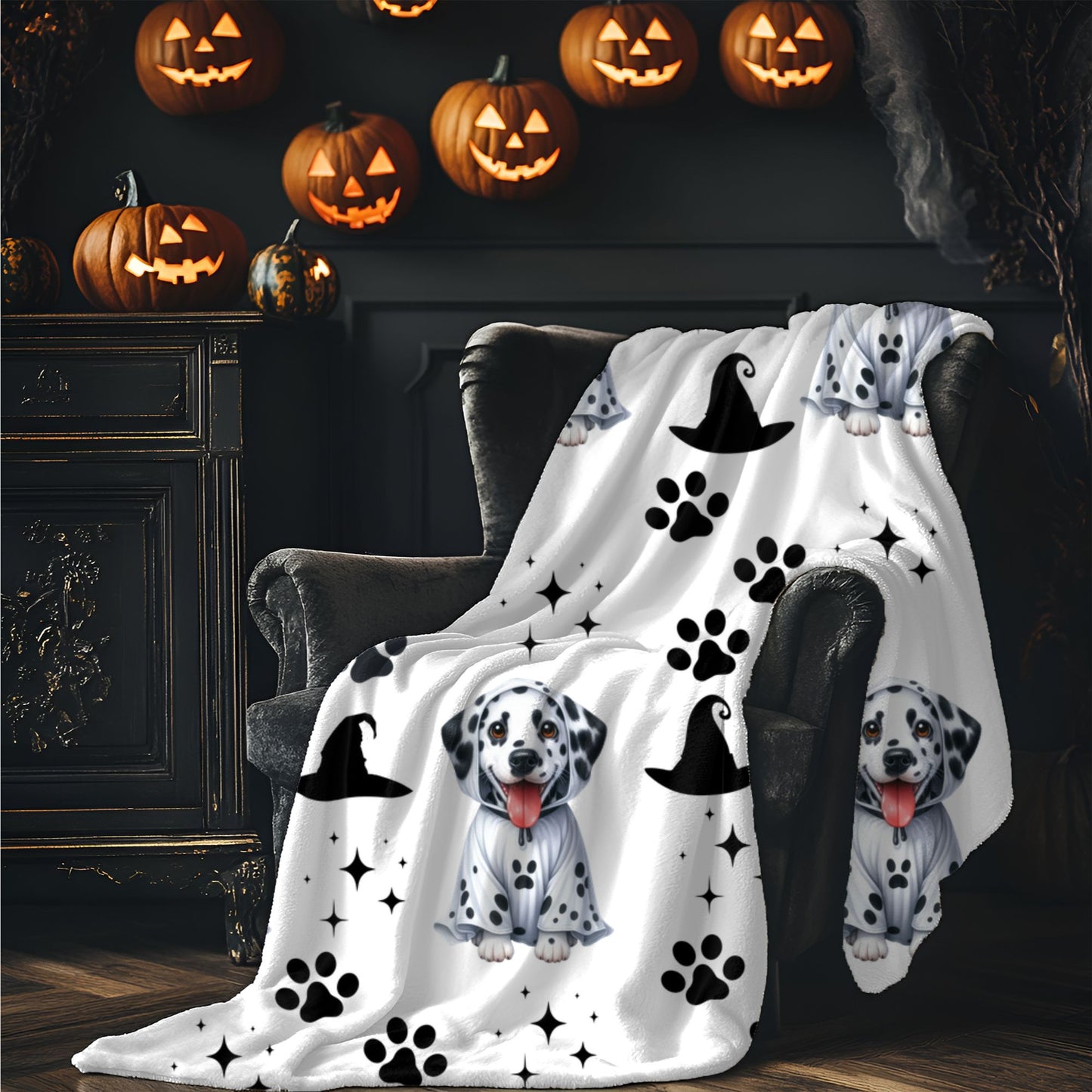 Cozy Dalmatian Print Throw Blanket - Perfect for Pet Lovers, Home Decor, Gift for Dog Owners, Snuggle Up, Fall Decor