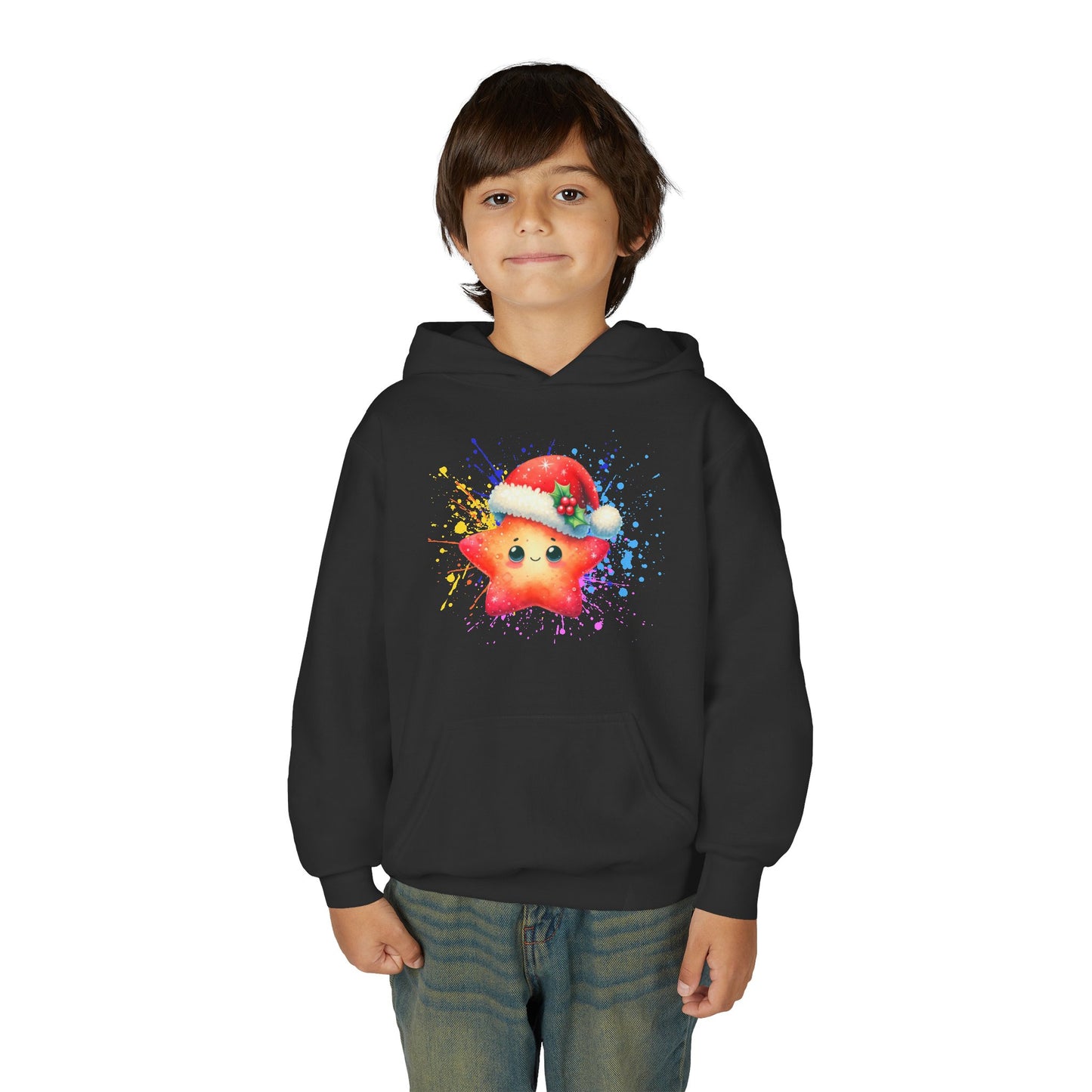 Cute Holiday Star Hoodie for Kids