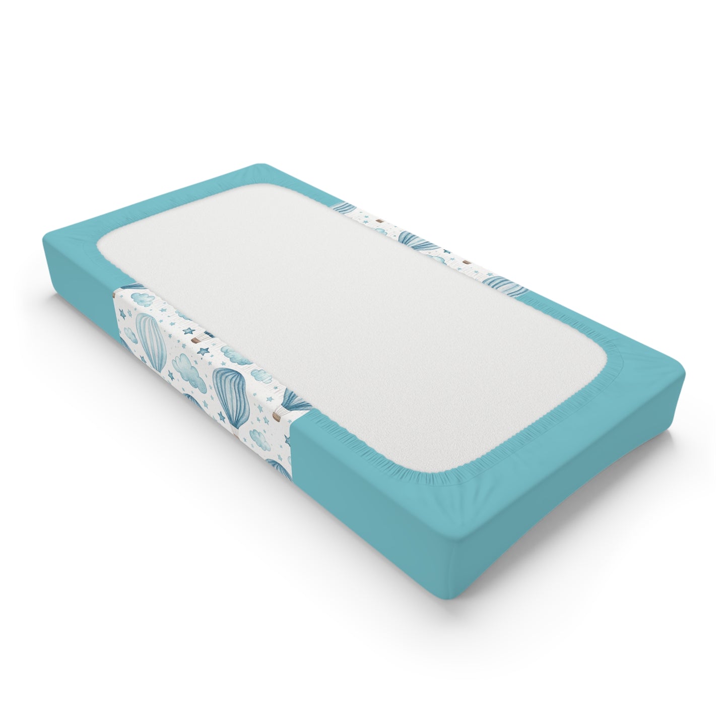 Personalized Nautical Whale Baby Changing Pad Cover