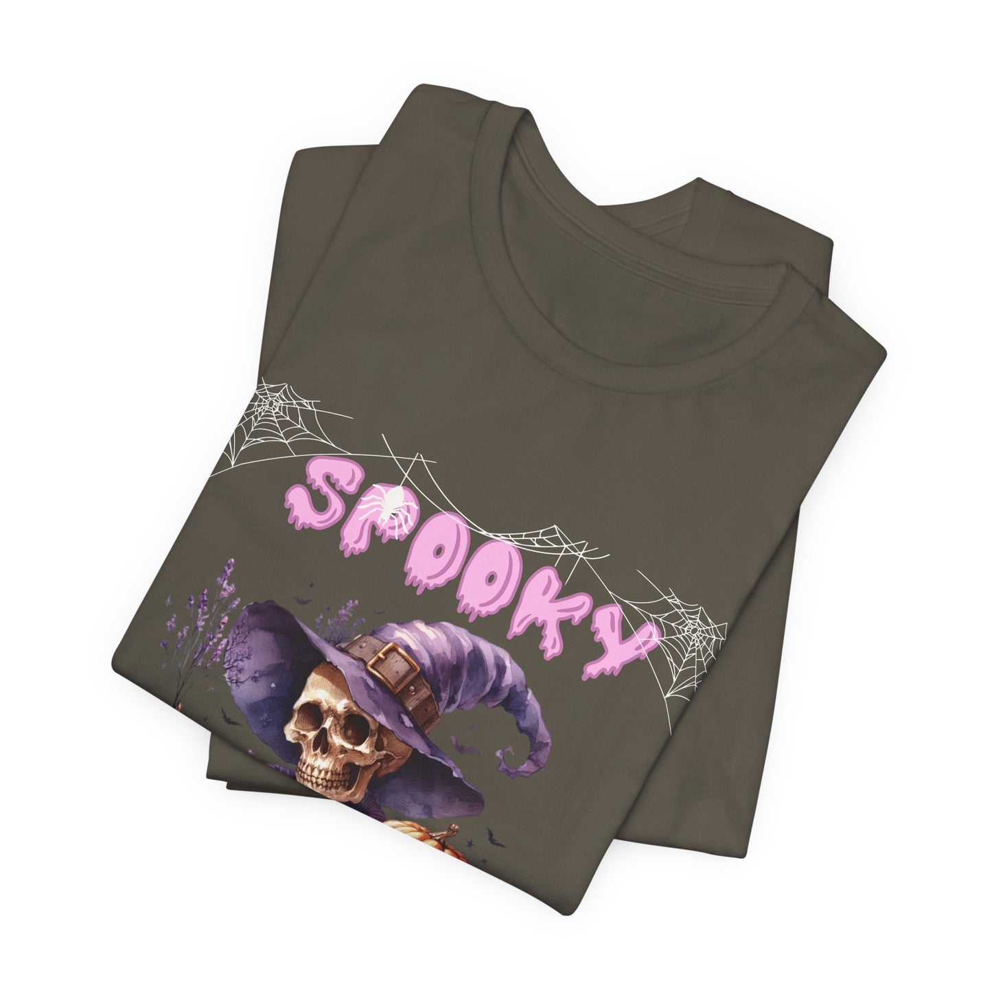 Spooky Skeleton Halloween Tee, Unisex Halloween Shirt, Trick or Treat Apparel, Fall Festivity Clothing, October Celebration Top