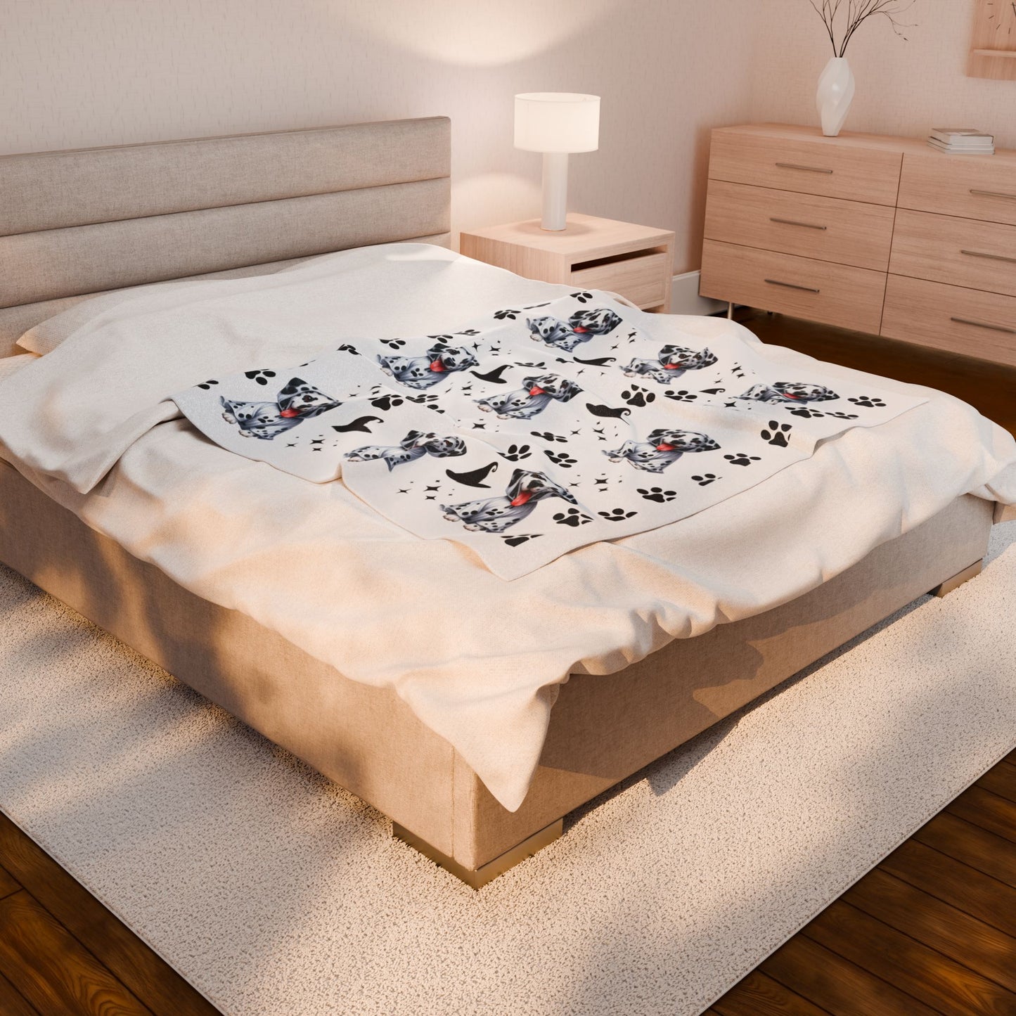 Cozy Dalmatian Print Throw Blanket - Perfect for Pet Lovers, Home Decor, Gift for Dog Owners, Snuggle Up, Fall Decor