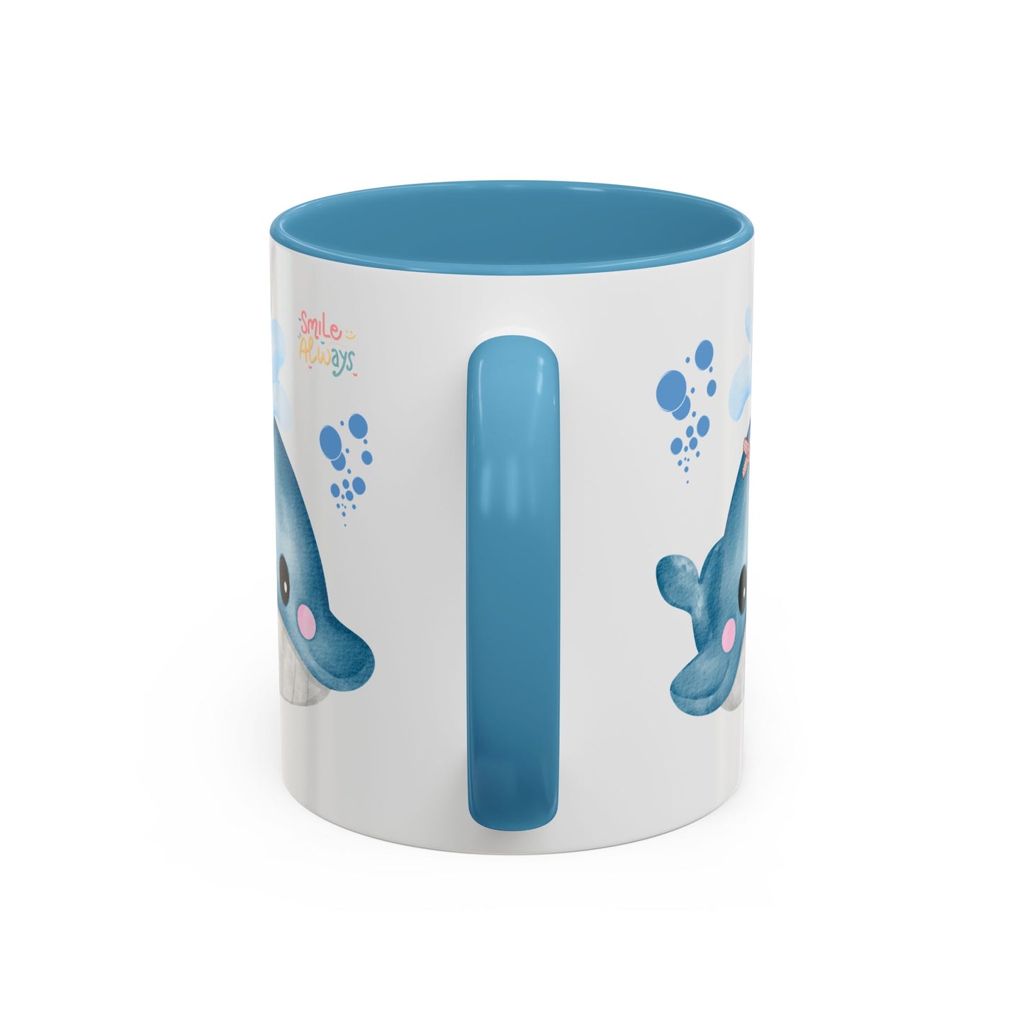 Whale with a bandage and bubble Coffee Mug