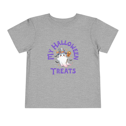 Toddler Halloween Tee, Cute Ghost T-Shirt, My Halloween Treats Shirt, Kids Halloween Costume, Fun Toddler Apparel, Spooky Season Tee