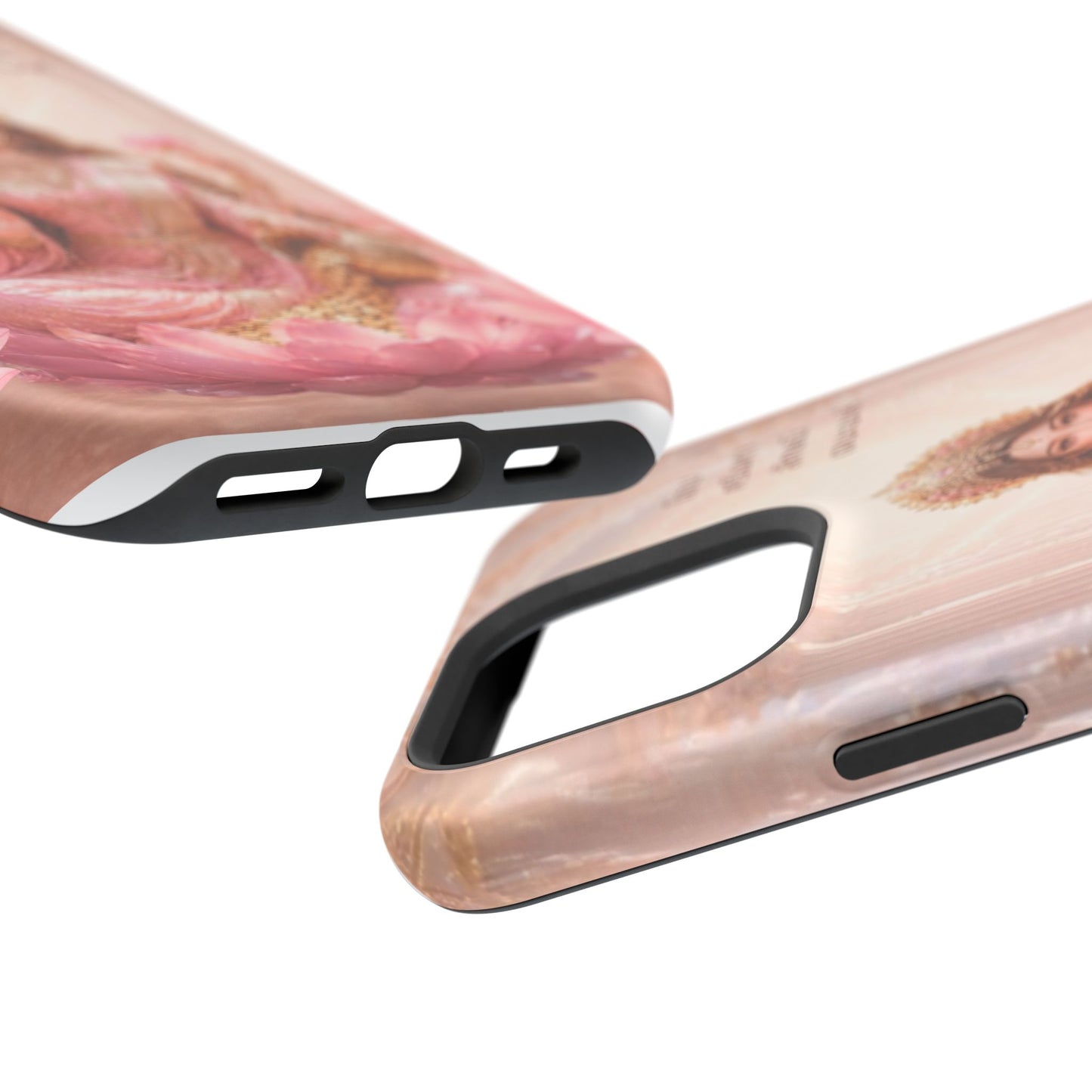 Phone Case — Pink Lotus Goddess Magnetic Impact-Resistant Case