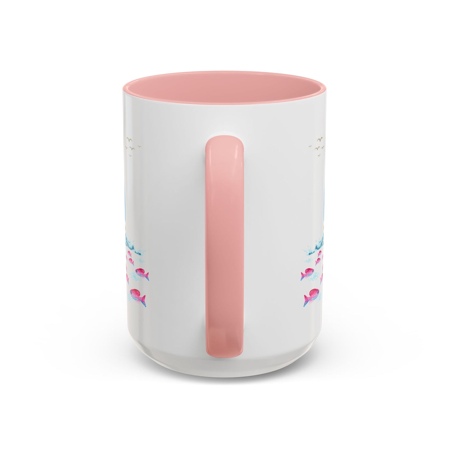 Sailboat and Red fish Coffee Mug