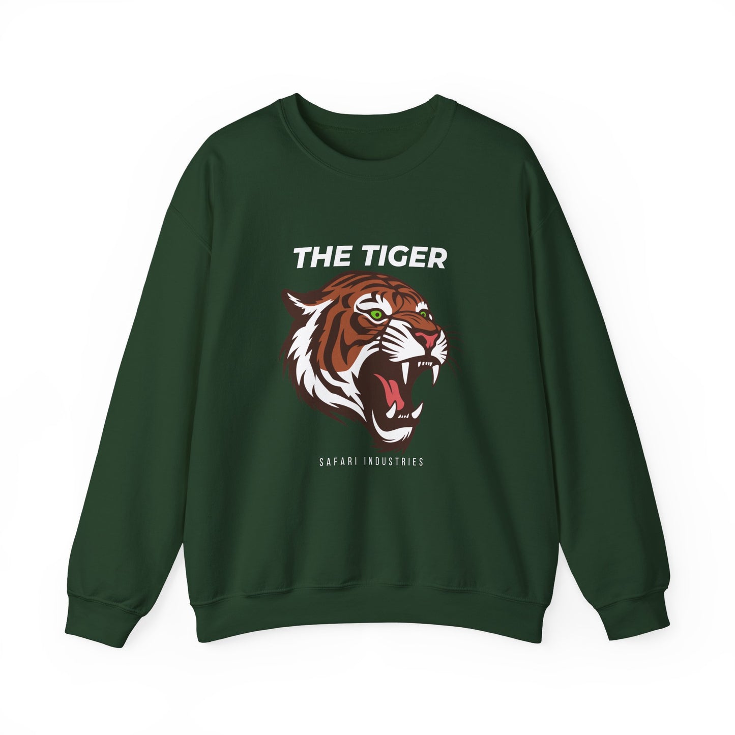 Fierce Tiger Sweatshirt - Unisex Heavy Blend™ Crewneck, Cozy Tiger Graphic, Perfect for Lounging, Gift for Nature Lovers, Casual [...]