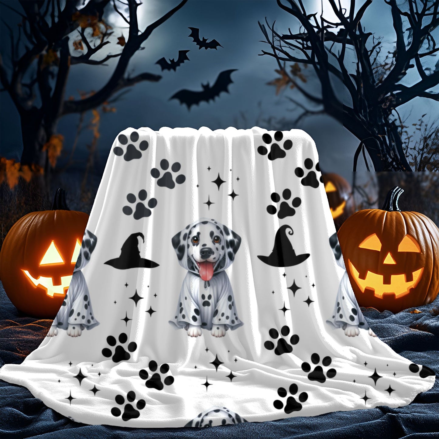 Cozy Dalmatian Print Throw Blanket - Perfect for Pet Lovers, Home Decor, Gift for Dog Owners, Snuggle Up, Fall Decor