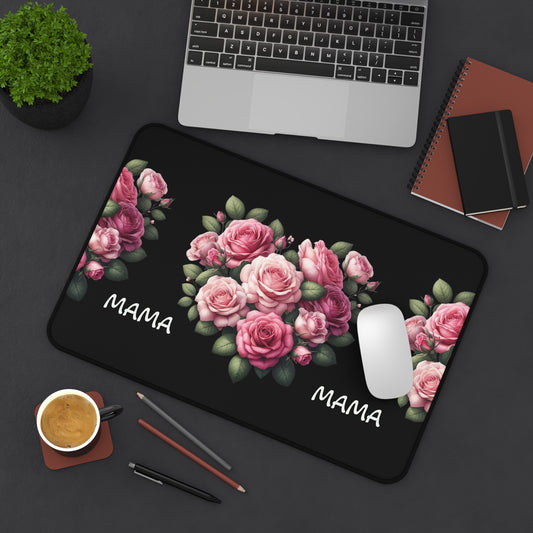 Floral Mama Desk Mat - Stylish Office Decor for Moms - Gift for Mother’s Day