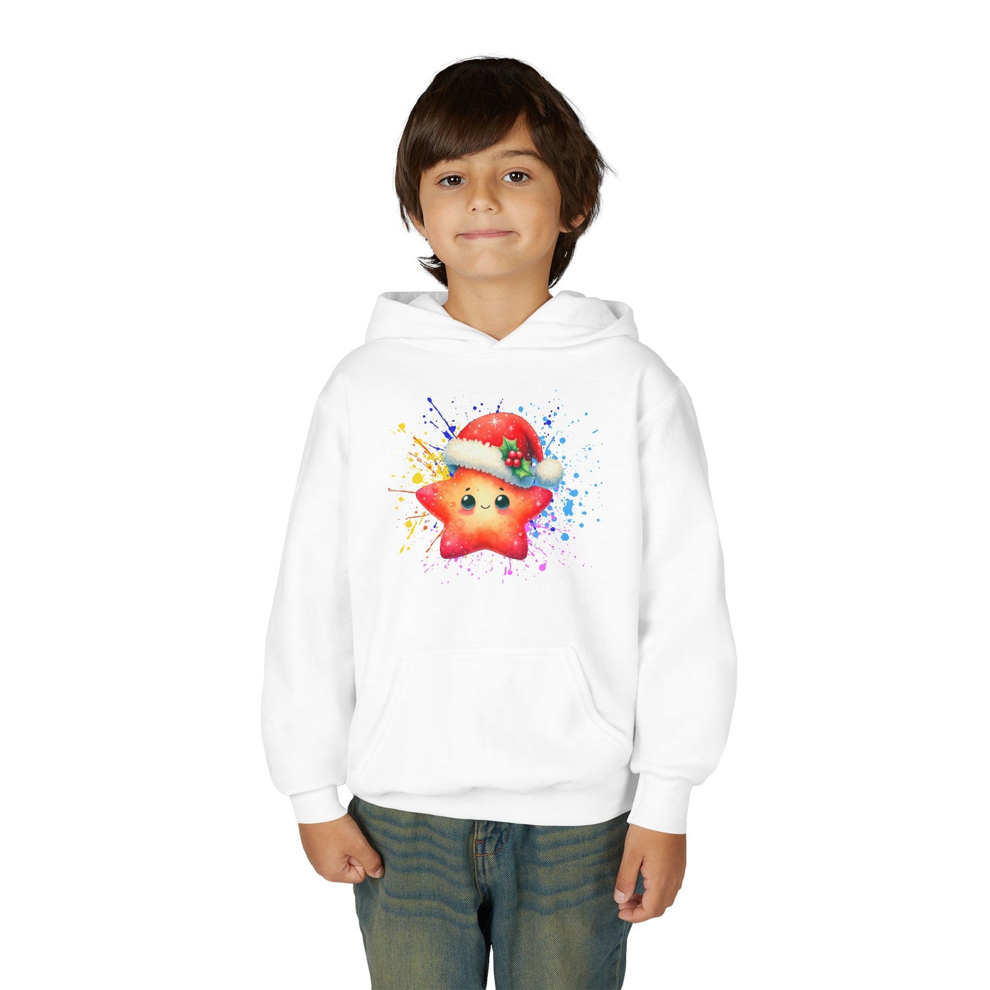 Cute Holiday Star Hoodie for Kids