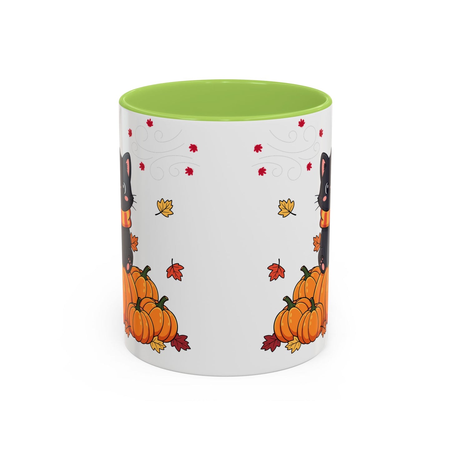 Adorable Pumpkin Cat Coffee Mug