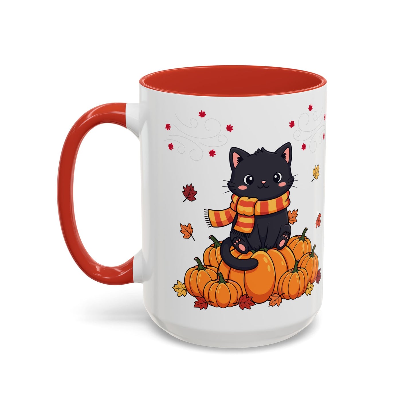 Adorable Pumpkin Cat Coffee Mug