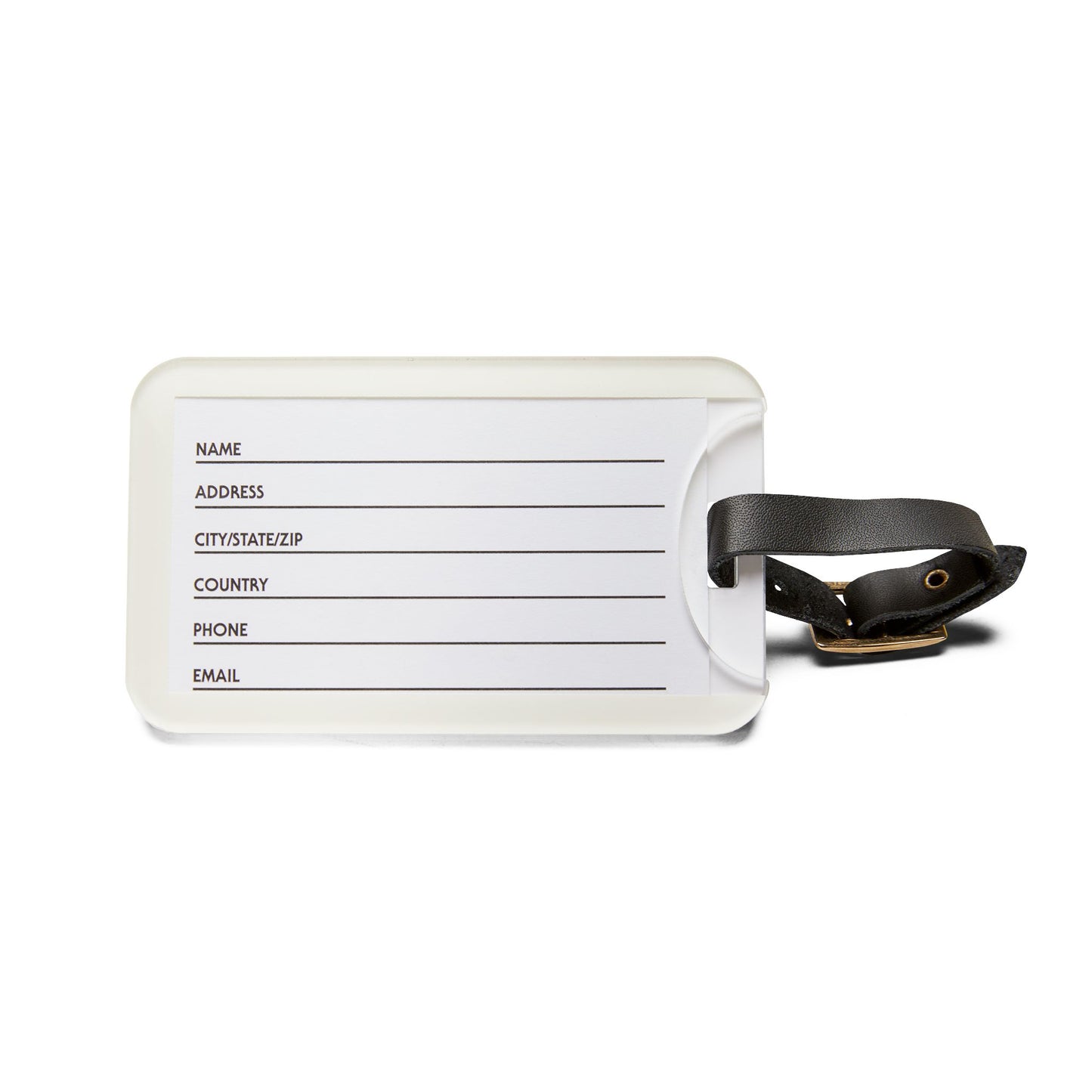 Travel Luggage Tag – Pink Airport Plane Design