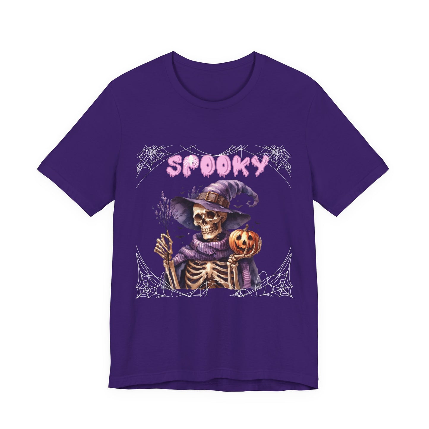 Spooky Skeleton Halloween Tee, Unisex Halloween Shirt, Trick or Treat Apparel, Fall Festivity Clothing, October Celebration Top