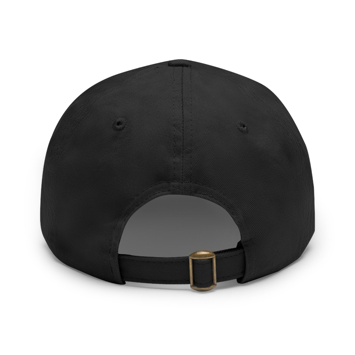 Shark ship colorful coral reef Dad Hat with Leather Patch (Rectangle)