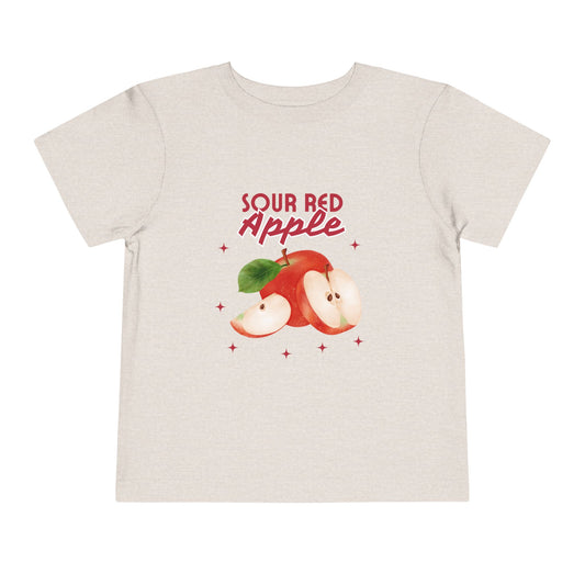 Cute Toddler Apple Tee, Short Sleeve Shirt for Kids, Summer Outfit, Gift for Toddlers, Fruit Themed Clothing, Birthday Party Wear